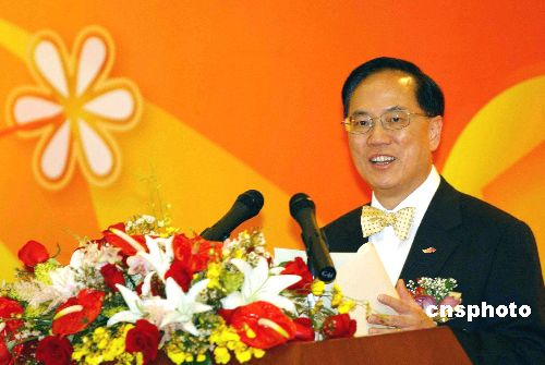 曾荫权在外交部驻香港特派员公署成立十周年酒